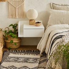 Sydney 1-Drawer White Square