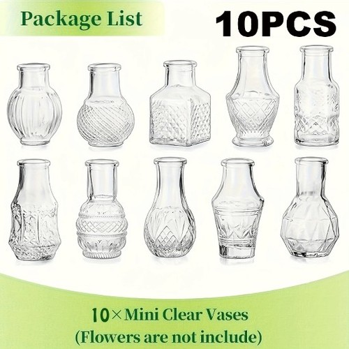 Glass bud vase set - bud,