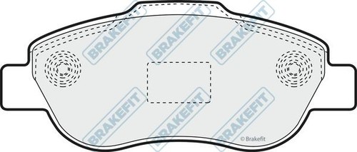 Apec front brake pad set - apec,
