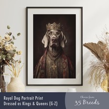 Royal Dog Portrait Print