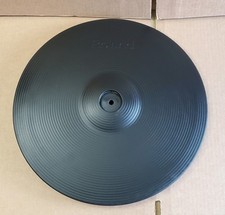 🤖🥁  ROLAND V DRUMS CY-14C CYMBAL CRASH black 2 zone crash 14" E*D*S #2 🤖🥁