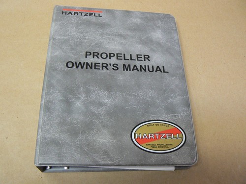 Hartzell propeller owner - propeller, owner's
