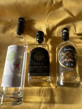 Three Empty Alcohol Bottles