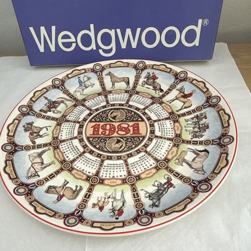 Wedgwood calendar plate 1981 - calendar,