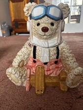 Vintage Ceramic Sitting Teddy
