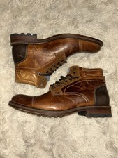 BERTIE Mens Brown Leather Lace