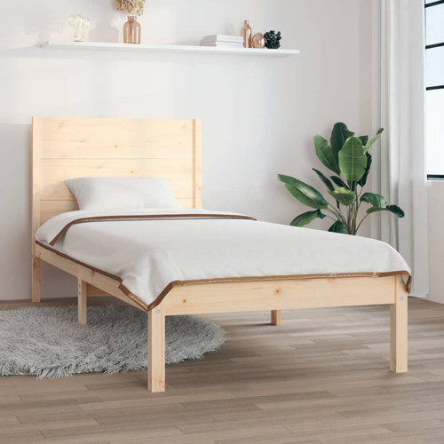 Bed frame solid pine - pine, wood