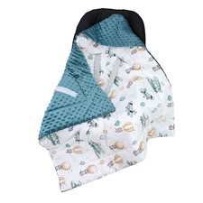 Baby girl car seat blanket - girl,