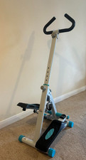 Step Machine Foldable Stepper AdjustableLCD Display White