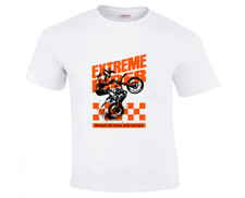 Extreme Rider Bikers T Shirt Motorbikes Motorcycle Cafe Racer Chopper Motocross