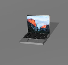 3d Printed 1/24 Scale Laptop