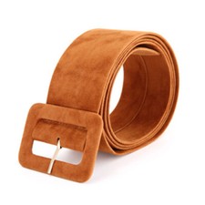 Belt Waistband Buckle Casual for Coat Sweater Fashion Lady Velvet Wide Waist