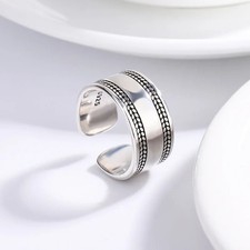Chunky silver thumb - silver,