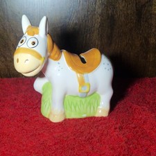 Nestlé Milkybar Horse Money Box – Vintage Ceramic Collectible