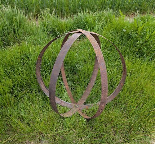 Metal garden sphere - a, /