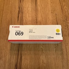Genuine Original Canon 069 Toner Cartridge Yellow 5091C002 - New Open Box