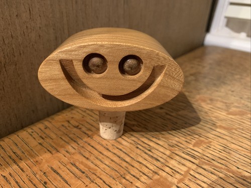 Wooden wine bottle cork - wooden,