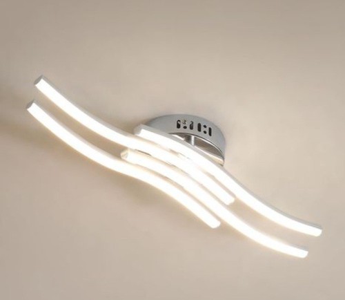 Modern curved led ceiling - curved,