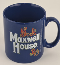 Noel's Maxwell House Party Tea Coffee Blue Mug Tea Cup BBC TV 1988