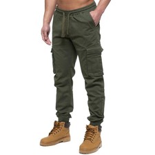 Enzo Cargo Trousers Mens