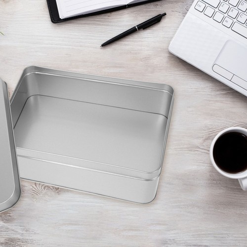 Pcs storage tins with lids - 2,