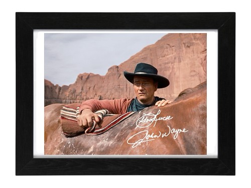 John wayne signed - john, autograph