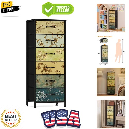 Tall drawers dresser - 6,
