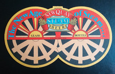 Beer mat.Newquay Steam Beer.Collectible Breweriana.Advertising Coaster.