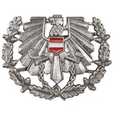 MFH Austrian Army Beret Cap Badge Insignia Army Metal Silver