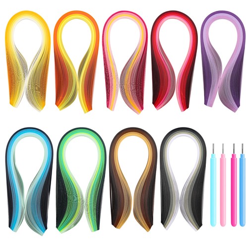 5mm multicolor quilling paper - multicolor,
