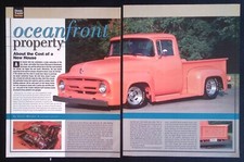 1956 Ford F-100 Pickup Article "Ocean Front Property"