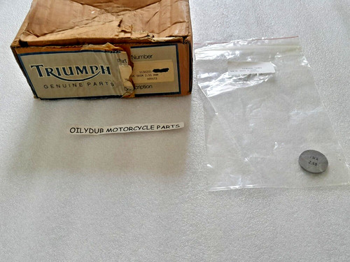 Triumph shim valve tappet - valve,