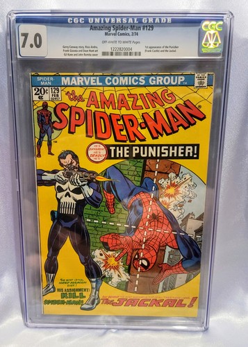 Amazing spiderman 129 cgc - amazing,