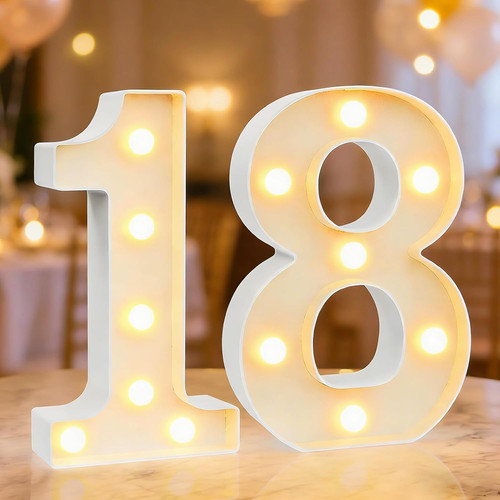 Led light numbers - led, up