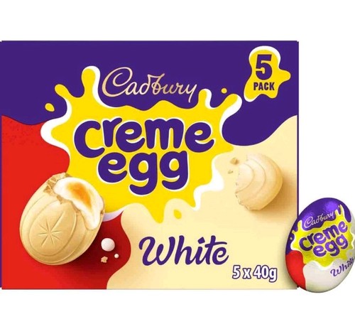 Cadbury creme egg - egg, white