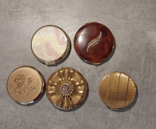 Lot vintage ladies powder - lot, 5