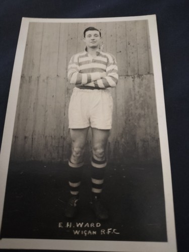 Vintage rugby league postcard - rugby,