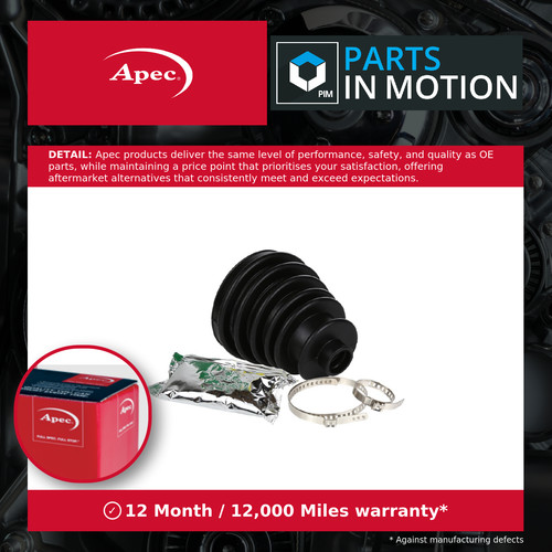 Joint boot fits mazda - cv,