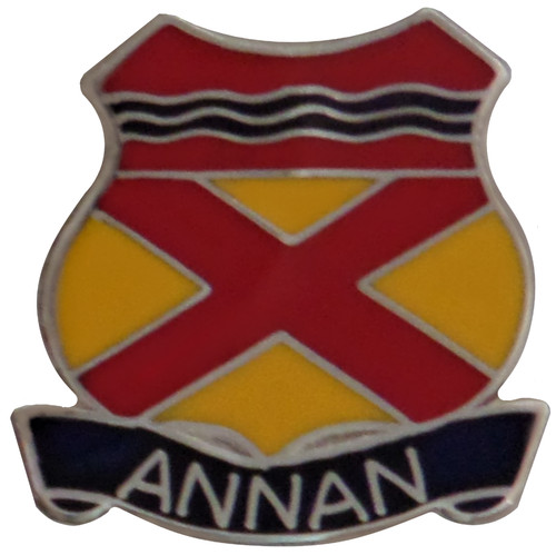 Annan town small pin - town,