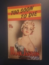Hank Janson, "Too Soon To