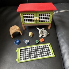 Schleich Rabbit Bunny Hutch Outdoor Accessories FARM WORLD Not Complete 