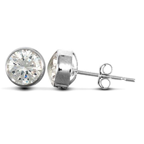Stud earrings 9ct white - stud,