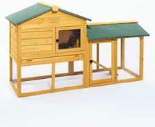 RABBIT HUTCH GUINEA PIG HUTCHES RUN RUNS LARGE 2 TIER DOUBLE DECKER FERRET CAGE