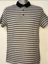 TU Mens 100% Pure Cotton Striped Polo Shirt Sizes S-3XL