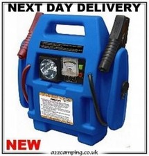 NEW 12V PORTABLE POWER STATION ENGINE BOOSTER STARTER JUMP START AIR COMPRESSOR