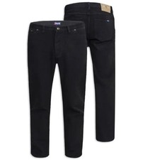 Mens Big Size Duke Rockford Classic Jeans Waist 46"  50" Black or Stone