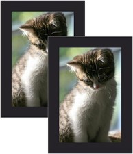 2PCS Photo Frames - 6x4 Black
