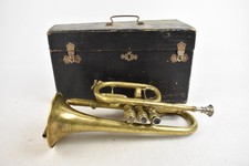 Antique Jerome Thibouville Lamy Cornet With Mouthpiece 1889-1900 Untested Brass