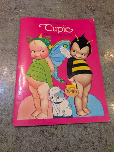 Vintage 1984 cupie paper - paper, dolls