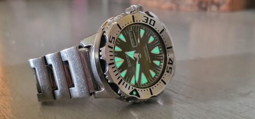 Seiko black monster 2nd - black,